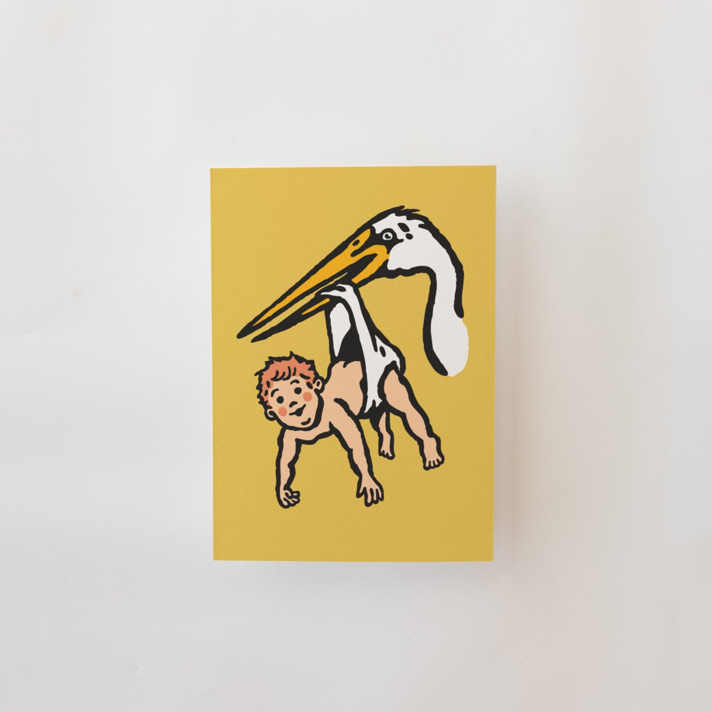 Stork & Baby - Blank Card