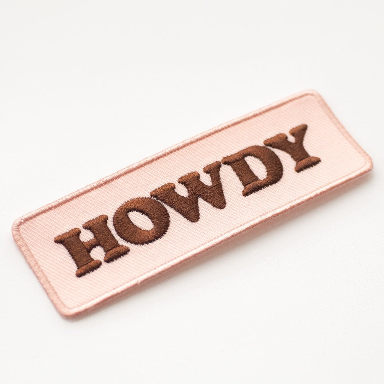 Howdy - Iron On Patch