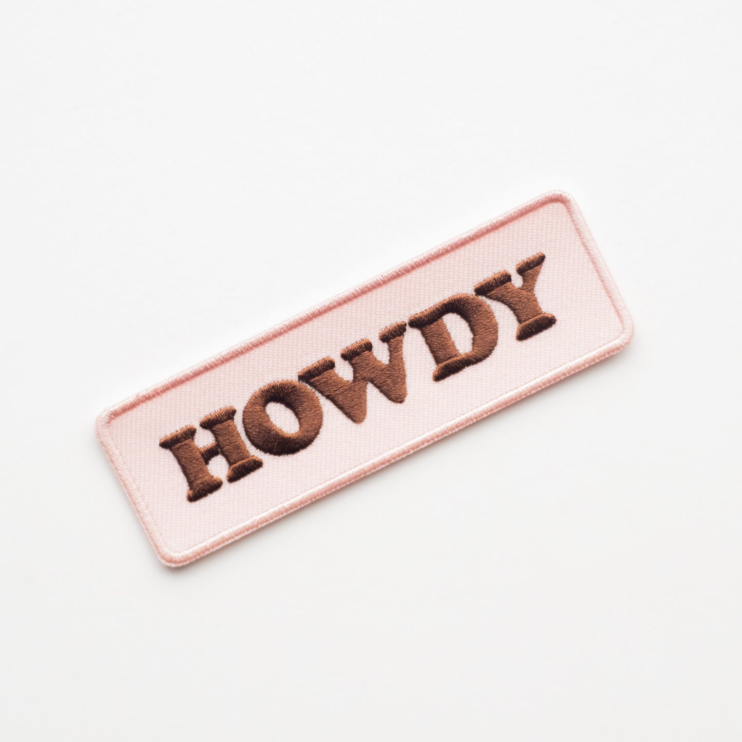 Howdy - Iron On Patch