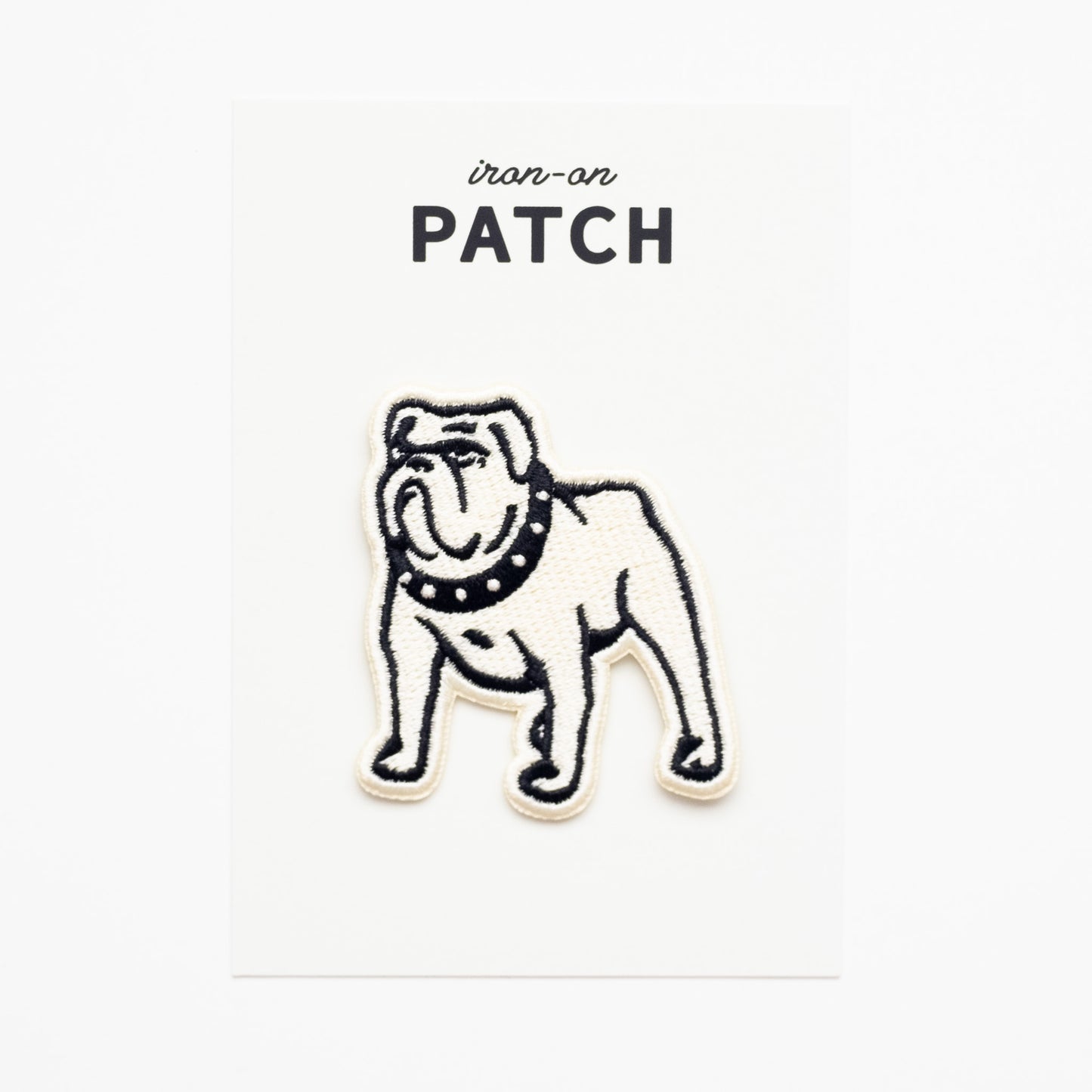 Bulldog - Iron On Patch