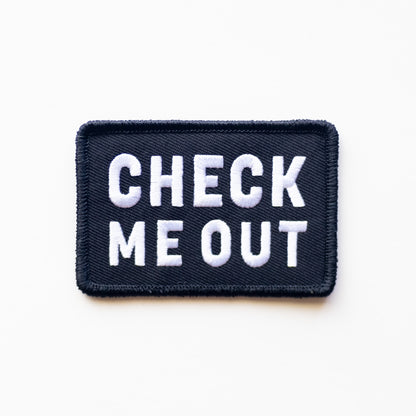 Check Me Out - Iron On Patch