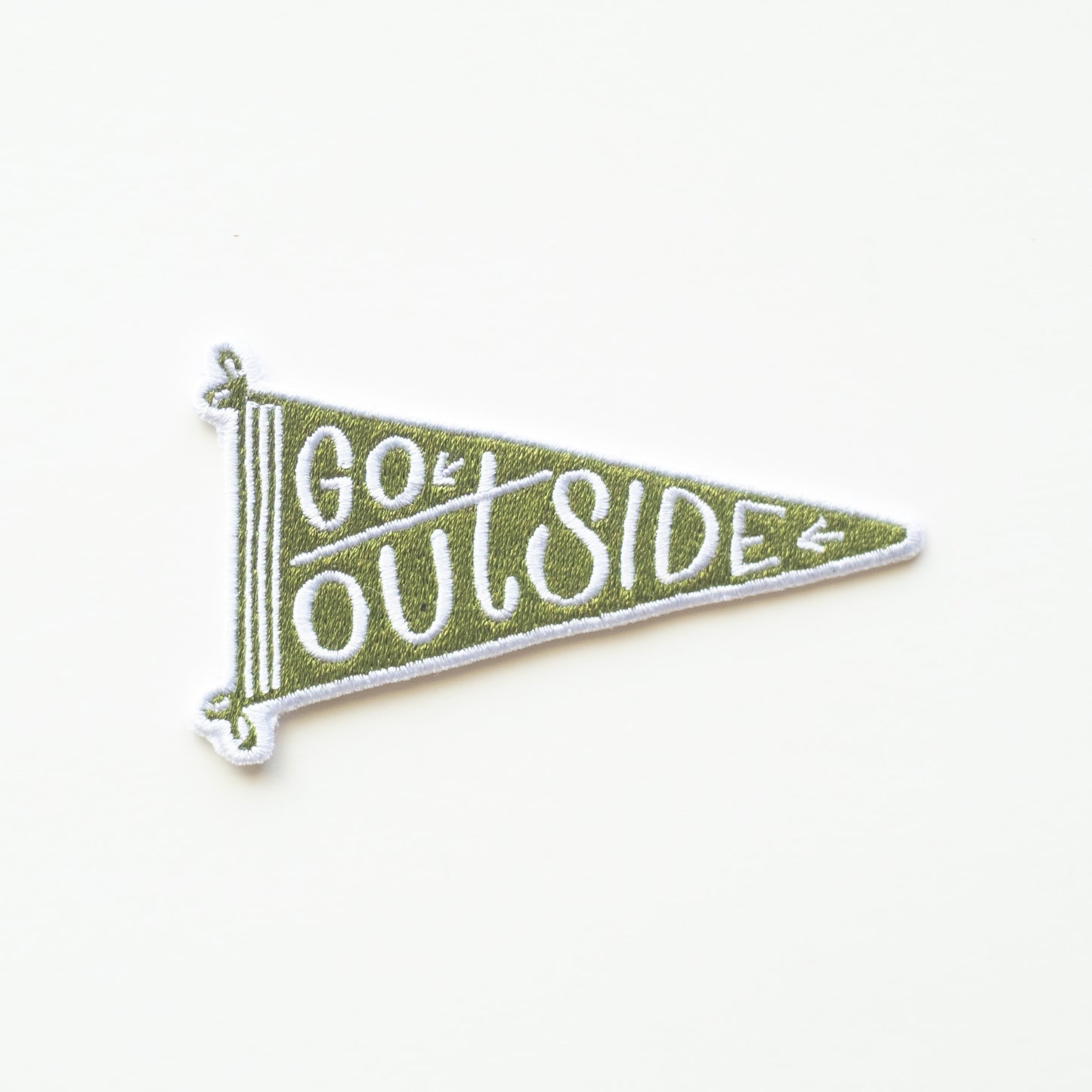 Go Outside Flag - Iron On Patch