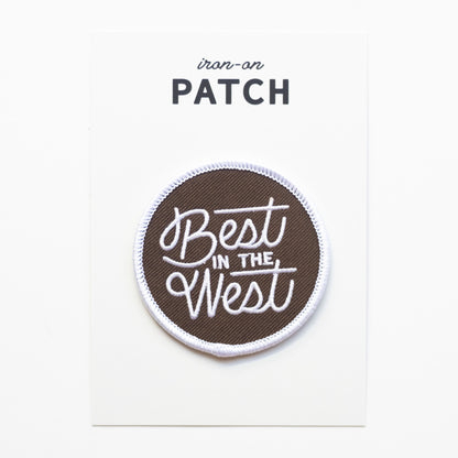 Best in the West - Iron On Patch