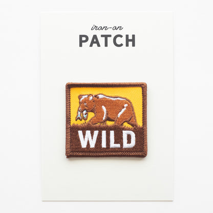 Wild Bear - Iron On Patch