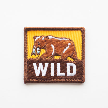 Wild Bear - Iron On Patch