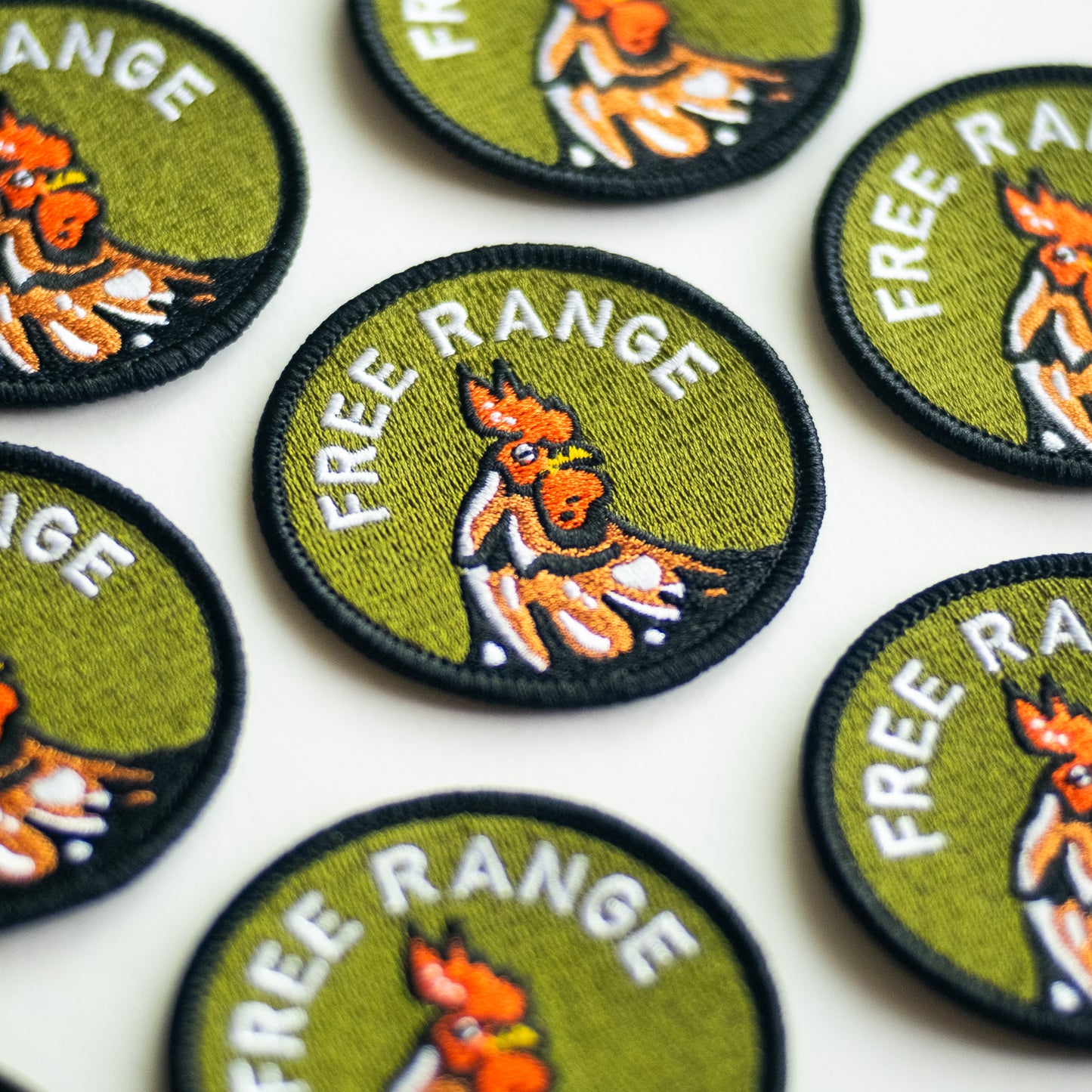 Free Range - Iron On Patch