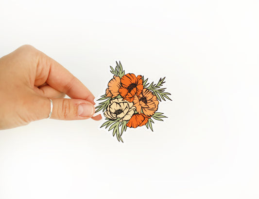 Bouquet of Flower Vinyl Sticker