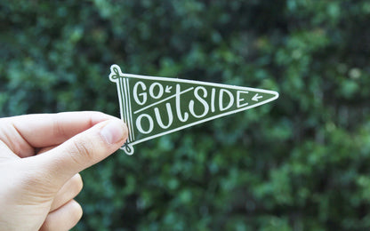 Go Outside Sticker