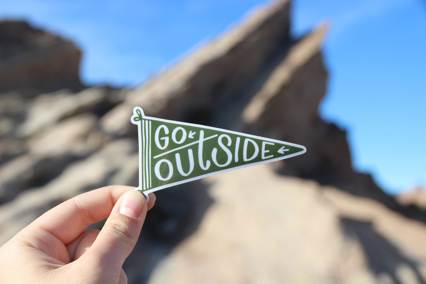 Go Outside Sticker