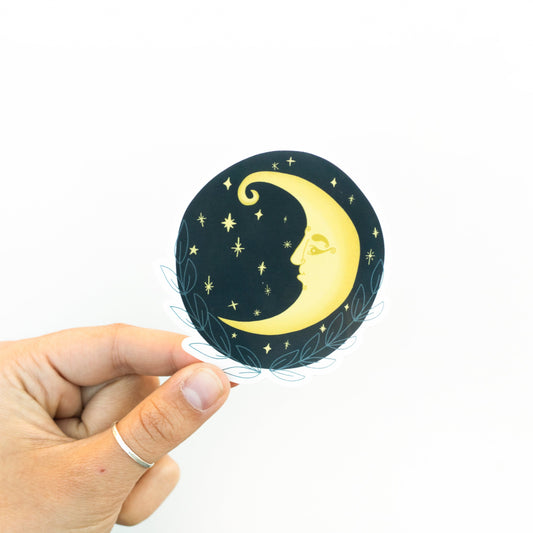 Crescent Moon Sticker