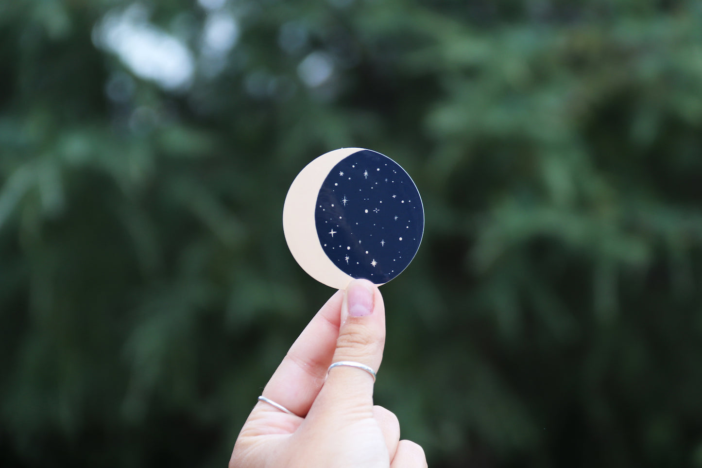 Moon and Stars Sticker